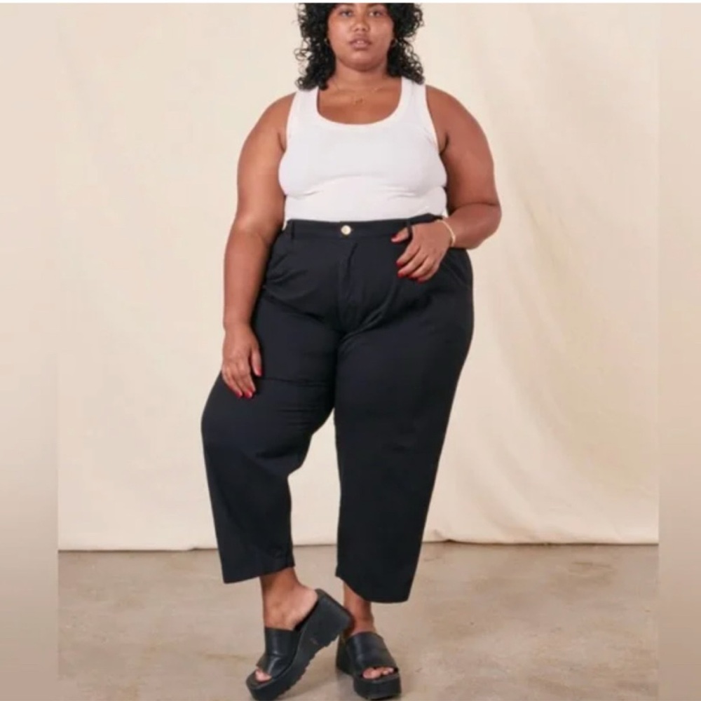 Big Bud Press Plus Size Trousers Pants Black Size 6x